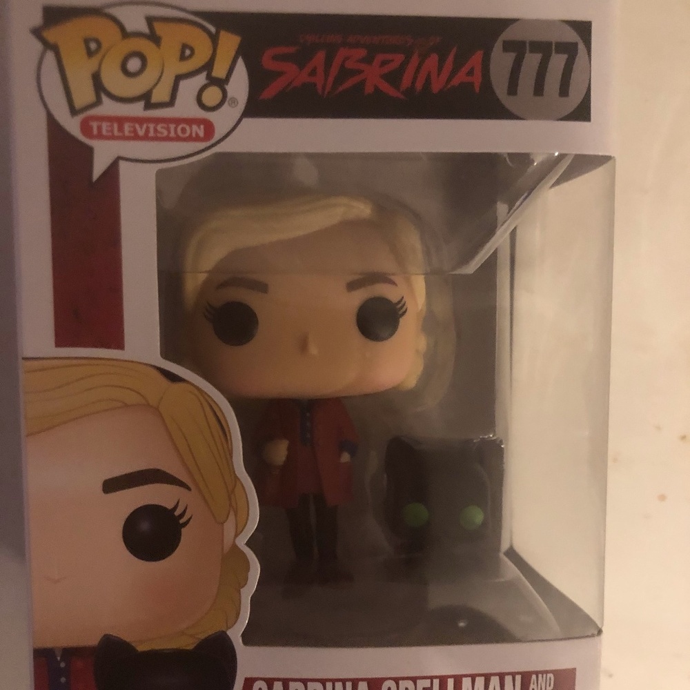 Funko Pop Sabrina Spellman and Salem Chilling
